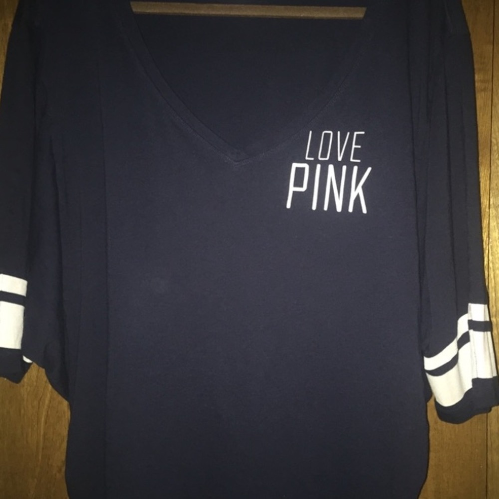 PINK Victoria's Secret Navy Blue Top